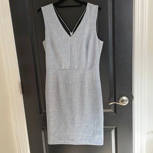 Banana Republic light blue sheath dress size 8